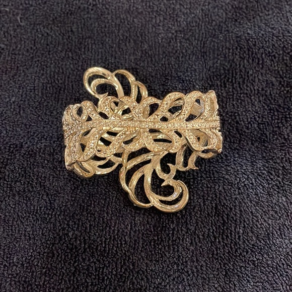 Jewelry - Gold plated rhinestone cuff bracelet.
